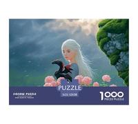 Discord_sinoshow_24085_daenerys_targaryen_with_long_white_hair_wearing__3c58c8af-ec6d-4d29-8dc4-9c78c2fdcb93_4 1000 Pezzi Puzzle Difficile, Impegnativo, Quasi Impossibile Puzzle, Juego Familiar Anti-
