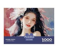 Discord_sinoshow_24085_elegant_beauty_long_black_hair_pink_off-the-shou_43070cff-a5da-4b81-b453-553c63484f52_1 1000 Pezzi Jigsaw Puzzle Difficile, Impegnativo, Quasi Impossibile Puzzle, Juguetes Educ