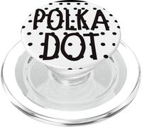 Discorso a pois bianchi e neri PopSockets PopGrip per MagSafe