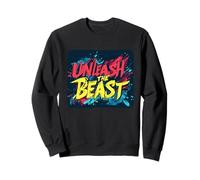 Discorso colorato Unleash the Beast per adulti e bambini Felpa