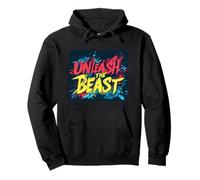 Discorso colorato Unleash the Beast per adulti e bambini Felpa con Cappuccio