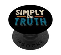 Discorso divertente "Simply the Truth" per adulti e bambini PopSockets PopGrip Adesivo