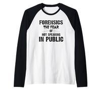 Discorso e dibattito Forense Paura di Non Parlare in pubblico Maglia con Maniche Raglan