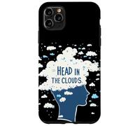Discorso perso nel pensiero con testa tra le nuvole Custodia per iPhone 11 Pro Max
