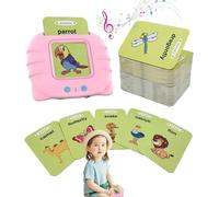 Discorso tascabile, attività per aiutare i piccoli a parlare - Giocattoli portatili per tutti-piccoli, Carte Flash parlante | Dispositivo di educazione precoce con carta regolabile, Giocattoli