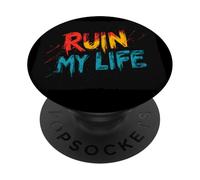 Discorso Vibrant Ruin my Life PopSockets PopGrip Adesivo