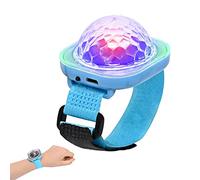 Discoteca Luce a Sfera | Orologio Luce LED attivato dal Suono, Luce d'atmosfera Ricaricabile, Bracciale USB per Decorazioni di Halloween Pomurom