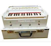 discountzworld Deluxe Superbrass Multi-Soffietto HARMONIUM 2-1/2 Ottave Kirtan Ultra Portatile Bronzo Ance 440Hz (KIRTAN-PRO-07)