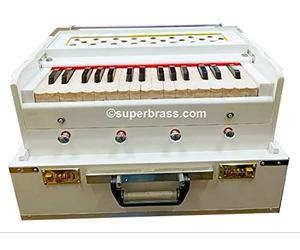 discountzworld Deluxe Superbrass Multi-Soffietto HARMONIUM 2-1/2 Ottave Kirtan Ultra Portatile Bronzo Ance 440Hz (KIRTAN-PRO-07)