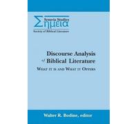 Discourse Analysis of Biblical Literature (Tascabile)