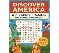 Discover America: Word Search Puzzles for Young Explorers: Fun and Educational Word Searches Across All 50 States