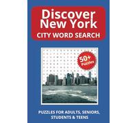 Discover New York City Word Search: Word Searches with Easy to Read Print about Cities, Towns, and Communities in New York | 6x9 inches, 110 pages | ... .. Gift for Vacations, Holidays, and Travel