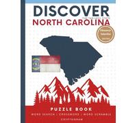 Discover North Carolina Puzzle: The Ultimate State Puzzle Book: 110 Pages of Word Searches, Crosswords, and Brain Teasers | Learn North Carolina ... Culture & More | Perfect for All Ages