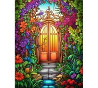 Discover Secret Gardens: A Coloring Adventure for Adults and Children Alike 500 pages.: Escape stress with calming garden patterns for kids and adults.
