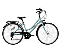 Discovery Denver Donna Bici Donna Trekking Manhattan 28'' Cambio Shimano 6 Velocità Colore Verdino K500, Acciaio, 28