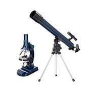 Discovery Scope 2 Set Didattico Per Bambini Con Microscopio e Telescopio, Con Accessori e Un Libro in Polacco
