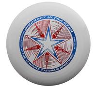 Discraft Ultra-Star Ultimate Frisbee 175 Gram Championship Sportdiscs bianco