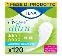 Discreet Mini Ultra Pacco Scorta Mensile Assorbenti per perdite urinarie