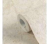 Discreti Uni-Vliestapete Con Naturale Look-Intonaco E Semplice Struttura - Beige
