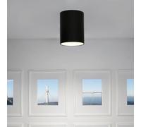 Discreto Soffitto Nero Argento Rotondo Moderno Versatile Coperta Lampada Terra