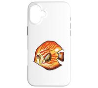Discus Fish Aquarium Discus Fish Ciclidi acquariofili Custodia per iPhone 16 Plus