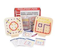 Discussione Giocattolo Divertente | Fine Motor Game | Scheda tattile Pratica con Fili durevoli | Strumento di attività di apprendimento per la Prima Istruzione in età prescolare e Il Gioco Tranquillo