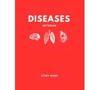 Diseases Notebook: A Medical Students Template to Create a Pathophysiology Study Guide (Red)