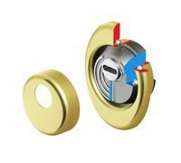DISEC BD270N-25D1 DEFENDER CON ROSETTA ANTISTRAPPO MONOLITO TOP CROMO SATINATO