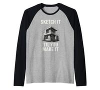 Disegnalo finché non lo fai Maglia con Maniche Raglan