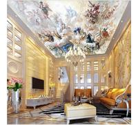 Disegnato A Mano Tridimensionale Angeli Figure Animali 3D Carta Da Parati Facile Installare Mobili Sfondi Ufficio Divano Camera Letto Sfondo Decorazione Murale-250cm×170cm