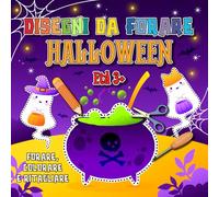 Disegni da Forare Halloween: 50 Immagini da Punzonare e Colorare per Bambini dai 3 Anni - Attività Creative per le Vacanze in Famiglia