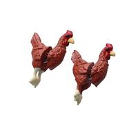 Disegni galli giocosi Perni per orecchie delicati per orecchie casual in metallo resistente alle allergie Accessori per donne Orecchini pollo alla