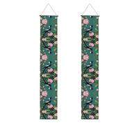 Disegni geometrici di piante e animali Banner decorativo per feste di laurea - banner per la stagione di laurea per uso interno ed esterno,