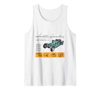 Disegni Tecnici retrò Austin-Healey Sprite MKII Canotta