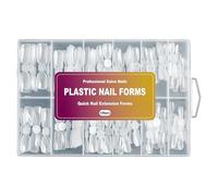 Disegni Unguis riciclabili a 120 divisioni con piano curvilineo Trasferimenti ABS professionali per consigli di ricerca naturale Cast di estensione Unguis continuo con piano curvilineo