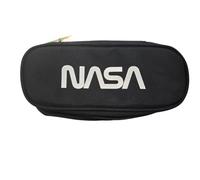 Disegno 38 NASA Astuccio Ovale, Custodia Nera con Cerniera