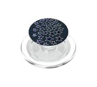 Disegno a mano Star Pattern Y2K Grunge Celeste Notte Cielo PopSockets PopGrip per MagSafe