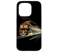 Disegno a una linea della ferrovia Vintage Custodia per iPhone 15 Pro