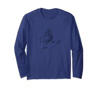 Disegno a Una Linea: Mani Che raccontano storie Maglia a Manica