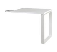 Composad | Allungo per Scrivanie SR4815-SR4816 della Linea DISEGNO, (LxAxP) 90x74,30x60 cm, Bianco Laccato, Made in Italy