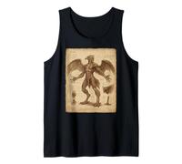 Disegno anatomico Mistico Garuda Gothic Fantasy Art Canotta