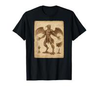 Disegno anatomico Mistico Garuda Gothic Fantasy Art Maglietta