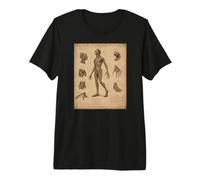 Disegno anatomico Mistico Vampire Gothic Fantasy Art Maglietta Premium