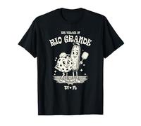 Disegno animato del villaggio di Rio Grande TV FL Pickleball Maglietta