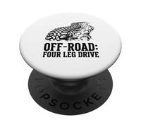 Disegno artistico del battistrada per cani con guida a quattro gambe PopSockets PopGrip Adesivo