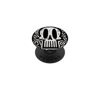 Disegno astratto del cranio - scheletro tribale folk art PopSockets PopGrip Adesivo