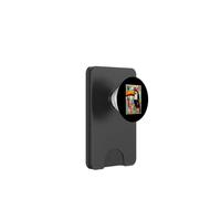 Disegno astratto dell'uccello tropicale moderno di arte di PopSockets PopWallet per MagSafe