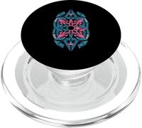 Disegno astratto di arte tribale del mandala geometrico PopSockets PopGrip per MagSafe
