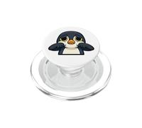 Disegno carino cartone animato pinguino triste piangere PopSockets PopGrip per MagSafe