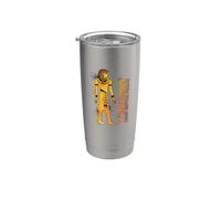 Disegno colorato di Tutankhamon Bicchiere termico in acciaio inox doppia parete